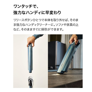 シャークニンジャ Shark ActiClean コードレススティッククリーナー ミストシルバー LC900JSL-イメージ10