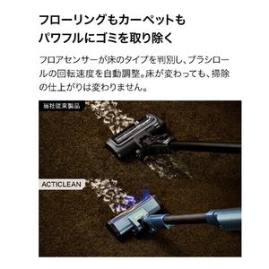 シャークニンジャ Shark ActiClean コードレススティッククリーナー ミストシルバー LC900JSL-イメージ5