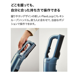 シャークニンジャ Shark ActiClean コードレススティッククリーナー ミストシルバー LC900JSL-イメージ8
