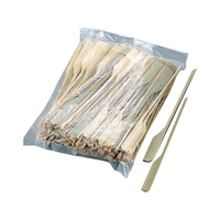 竹製鉄砲串 (並) 12cm 100本入 35-101-3 12cm FCL5293-008139004