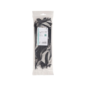 紺屋商事 結束バンド 屋外用 250mm 黒 100本入 FCU5205-イメージ1