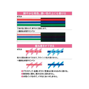 三菱鉛筆 ポスカ 細字丸芯 15色セット FCB250N-PC-3M 15C-イメージ3