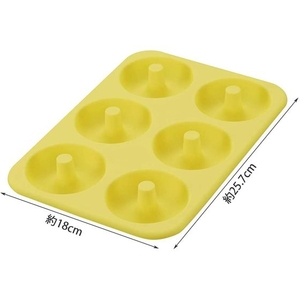 貝印 Kai House SELECT ドーナツ焼き型 6個取 FCB969H-#000DL6244-イメージ4
