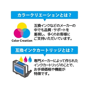 カラークリエーション 互換インク BCI-331+330/6MP FC209PX-CC-C330331XL6PK-イメージ5