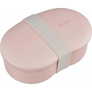 サーモス 弁当箱 フレッシュランチボックス 1段式 570mL パッキン無し ドーム型フタ 電子レンジ サクラ FCJ690K-DJV-570 SKR-イメージ2