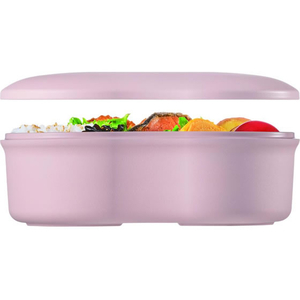サーモス 弁当箱 フレッシュランチボックス 1段式 570mL パッキン無し ドーム型フタ 電子レンジ サクラ FCJ690K-DJV-570 SKR-イメージ4
