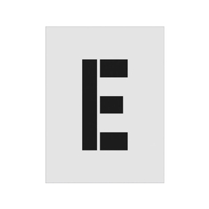アイマーク ステンシル E 文字サイズ250×125mm FC271JE-8186152-イメージ1