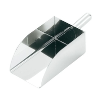 日本メタルワークス 18-8 角粉スクープ (角スコップ) 特々大 FCM6601-010289001