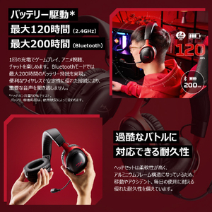 HyperX HyperX Cloud III S ワイヤレスゲーミングヘッドセット ブラック A59YZAA-イメージ7
