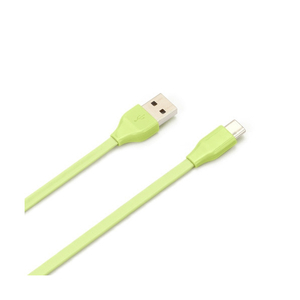 PGA USB Type-C USB Type-A コネクタ USBフラットケーブル 50cm グリーン PG-CUC05M10-イメージ1