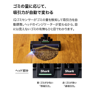 シャークニンジャ Shark ActiClean コードレススティッククリーナー アブソリュートブラック LC950JBK-イメージ8