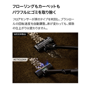 シャークニンジャ Shark ActiClean コードレススティッククリーナー アブソリュートブラック LC950JBK-イメージ9