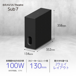 SONY サブウーファー SA-SW7-イメージ2