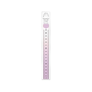 共栄プラスチック ニュアンスカラー定規 16cm スミレ NJ-16-01 FCA942N-4605525-イメージ1