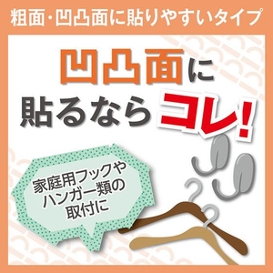 ニチバン ナイスタック 小巻粗面・凹凸面に貼りやすい15mm×2m FCF510N-NW-P15SF-イメージ4
