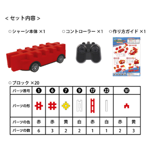 学研ステイフル Gakkenニューブロック 変身!ドリームリモコンカー レッド GAKKENNBﾄﾞﾘ-ﾑﾘﾓｺﾝｶ-ﾚﾂﾄﾞ-イメージ5
