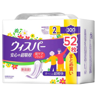 Ｐ＆Ｇ ウィスパー安心の超吸収 300cc 52枚 FC200SR