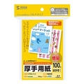 サンワサプライ マルチはがきサイズカード・厚手（増量） JP-MT02HKN-1