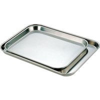 赤川器物製作所 赤川器物/AG 18-8浅型肉バット 大 大416×306mm25mm FCL0116-026032001