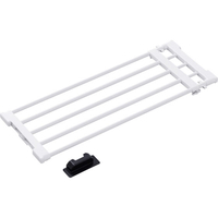 アイリスオーヤマ 伸縮棚アダプター付き 65～95cm ホワイト FCJ825V-H-J-NST65R