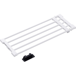 アイリスオーヤマ 伸縮棚アダプター付き 65～95cm ホワイト FCJ825V-H-J-NST65R-イメージ1