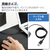 エレコム 静音 有線マウス EX-G 5ボタン XLサイズ(左手用) ブラック M-XGXL31UBSKBK-イメージ6