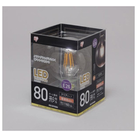 アイリスオ－ヤマ ＬＥＤフィラメント ボール球 電球色８０形（１１６０ｌｍ） クリア LDG9L-G-FC