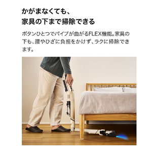 シャークニンジャ Shark ActiClean コードレススティッククリーナー リネンサンド LC950JSN-イメージ7