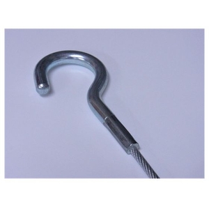 ニッサチェイン 鉄製カットワイヤー 片側フック付 3 4.3×565mm FC740FD-1267756-イメージ2