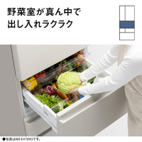 パナソニック NR-F52BR3-C 【フレンチドア】515L 6ドア冷蔵庫 マット