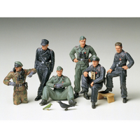 タミヤ 1/35 ミリタリーミニチュアシリーズ No．201 ドイツ戦車兵 小休止セット ﾀﾐﾔMM ﾄﾞｲﾂｾﾝｼﾔﾍｲ ｼﾖｳｷﾕｳｼ