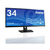 iiyama 34型 IPS方式 UWQHD ウルトラワイド液晶ディスプレイ ブラック XUB3493WQSU-B6-イメージ4