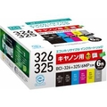 エコリカ リサイクルインクカートリッジ 5色パック+325PGBK互換 ECI-C3253266P/B