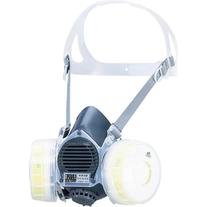 シゲマツ 取替え式防じんマスク　ＤＲ８０ＳＮ３（Ｍ）（１１５６１） DR80SN3M-イメージ1