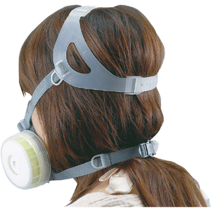 シゲマツ 取替え式防じんマスク　ＤＲ８０ＳＮ３（Ｍ）（１１５６１） DR80SN3M-イメージ3