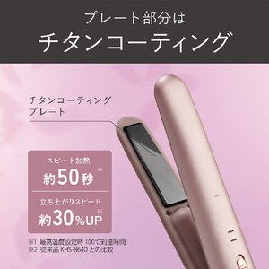 コイズミ ヘアアイロン ピンク KHS-8660/P-イメージ17