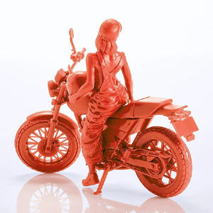 マックスファクトリー PLAMAX MF-103 Rider's portrait Honda FTR 223 レッド PLAMAXMF103RPHONDAFTR223R-イメージ2