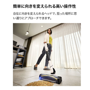 シャークニンジャ Shark ActiClean コードレススティッククリーナー ペタルベージュ LC800JWH-イメージ12
