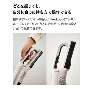 シャークニンジャ Shark ActiClean コードレススティッククリーナー ペタルベージュ LC800JWH-イメージ13