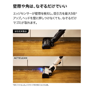 シャークニンジャ Shark ActiClean コードレススティッククリーナー ペタルベージュ LC800JWH-イメージ7