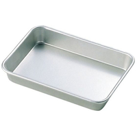 中尾アルミ製作所 中尾アルミ/アルマイト N型 浅バット 16号(380×310×42) FC132KZ-0303600