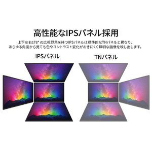 JAPANNEXT 27型液晶ディスプレイ ホワイト JN-IPS27UHDR-C65W-HSP-W-イメージ7