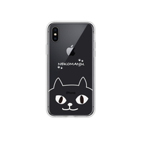 abbi FRIENDS iPhone XS/X用ネコマンジュウクリアケース イタズラネコライン ABF14561I58