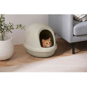 アイリスオーヤマ 猫のトイレ フルカバー ブラウン FC487YN-P-NE-500-F-イメージ3