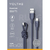 VOLTME PowerLink Rugg USB-A & USB-C ケーブル(編込み) ブルー C2151-イメージ8