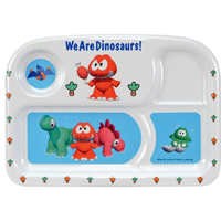 江部松商事 EBM/メラミン 子供食器 ダイナソワーズ 角ランチトレー MC-40D FC405KZ-0382310