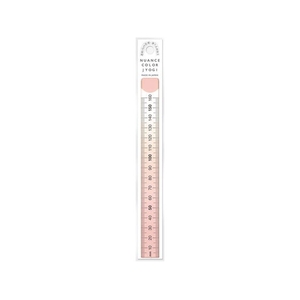 共栄プラスチック ニュアンスカラー定規 16cm シナモンシュガー NJ-16-03 FCA944N-4605540-イメージ1