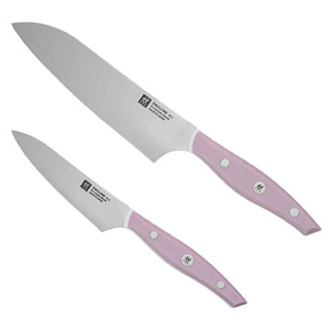 ZWILLING Z10308860ﾌｲﾂﾄ2-2ﾋﾟ-ｽｾﾂﾄ Fit2 ナイフセット2個 スモーキー