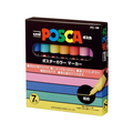 三菱鉛筆 ポスカ 極細 7色セット FCB256N-PC-1M 7C
