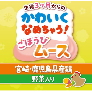 ペティオ かわいくなめちゃう! ごほうびムース 宮崎・鹿児島県産鶏 野菜入り 6本 FCK188E-イメージ7